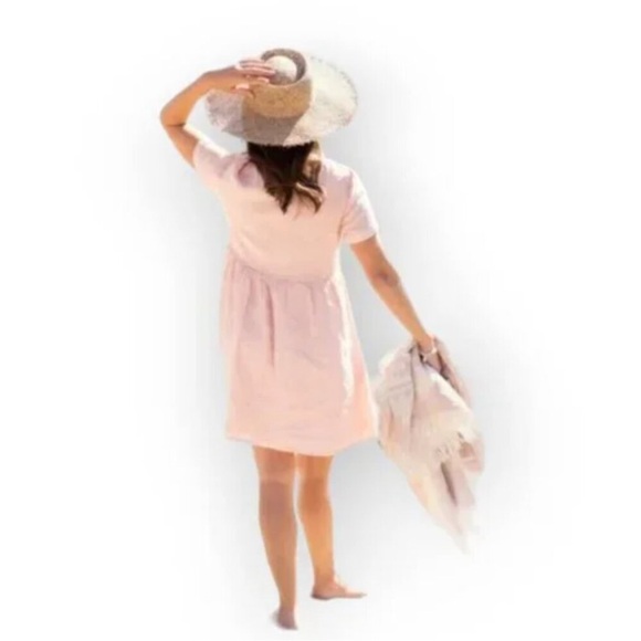 Jillian Harris X Priv Hampton linen dress size XS in subtle blush pink - Picture 10 of 10